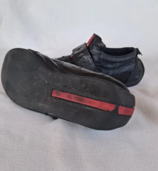 Sneakers Prada Pelle Nera Uomo