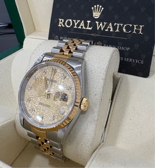 Rolex Datejust 36 ref. 16233 Diamantes