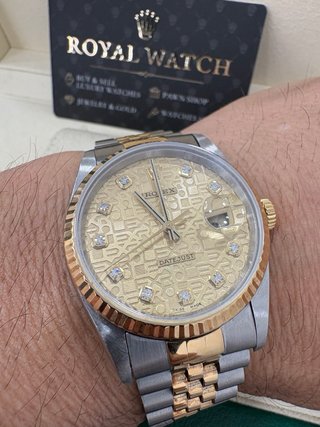 Rolex Datejust 36 ref. 16233 Diamantes