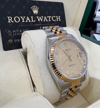 Rolex Datejust 36 ref. 16233 Diamantes