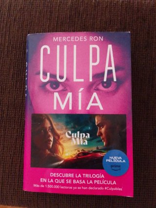 Libro culpa mia edición de bolsillo