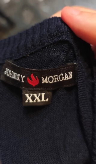 Maglione Johnny Morgan XXL Righe Blu Uomo