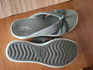 Sandalias Clarks Cloudsteppers verde Talla 38