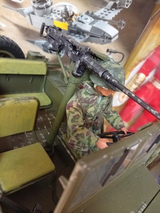 Browning M2 ametralladora escala  1:10 Madelman