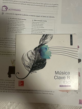 Música clave B, secundaria