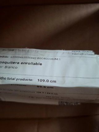 Mosquitera enrollable nueva a estrenar
