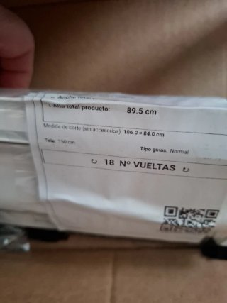 Mosquitera enrollable nueva a estrenar