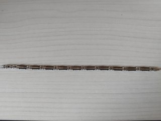 Bracciale uomo LISKA metallo nero/argento