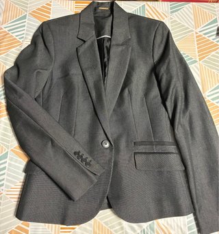 Americana Sastre Mango Gris