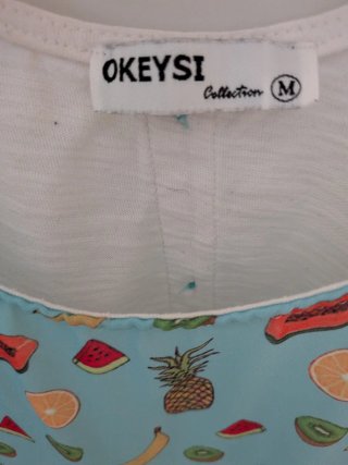 Blusa Estampada Frutas Tropicales