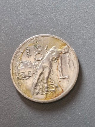 Moneta 20 centesimi Librata 1908 Rara