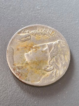 Moneta 20 centesimi Librata 1908 Rara