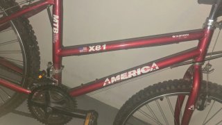 Bicicleta MTB América X81 Shimano Roja