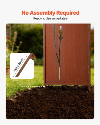 Pannelli Divisori Privacy da Giardino 4 pz Metallo