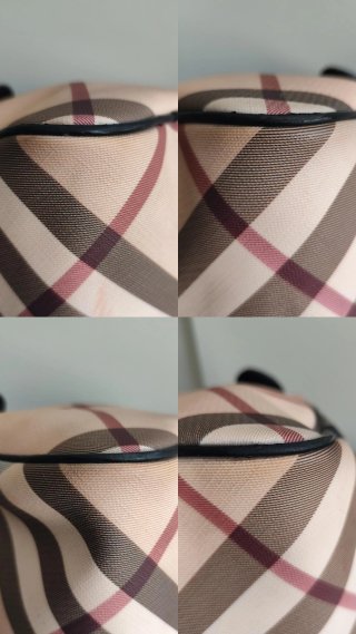 Bauletto Burberry fantasia check autentico