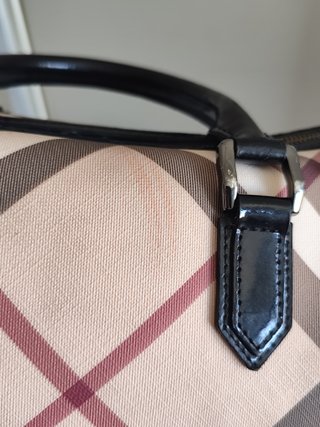 Bauletto Burberry fantasia check autentico