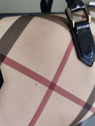 Bauletto Burberry fantasia check autentico