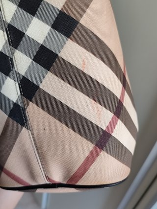 Bauletto Burberry fantasia check autentico