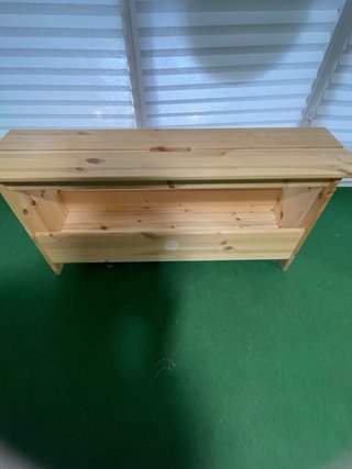 Banco de madera Pino Ikea para jardín o interior