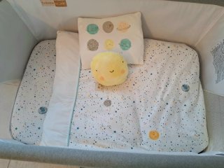 Minicuna Jane Babyside + 3 juegos de cama