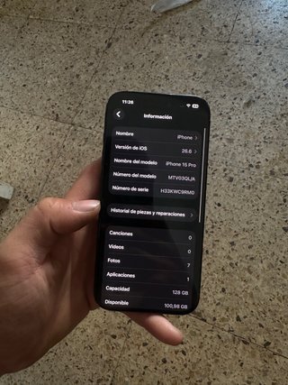 iPhone 15 Pro Azul Titanio 128GB