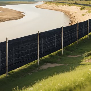 Rotolo Tessuto Recinzione Contro Limo 0,6x30 m