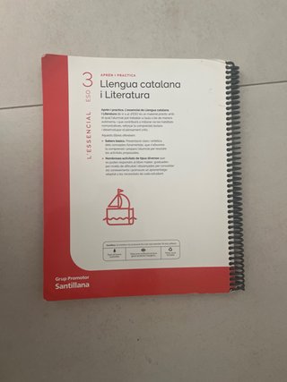 Quaderno Llengua catalana i Literatura 3 ESO Co...