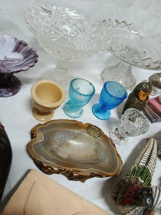 Lote de antigüedades decorativas
