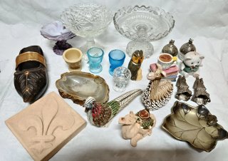 Lote de antigüedades decorativas