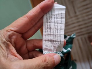 Vestito da casa a righe verde e bianco