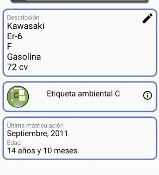 Kawasaki Er6F 650 72cv Negra