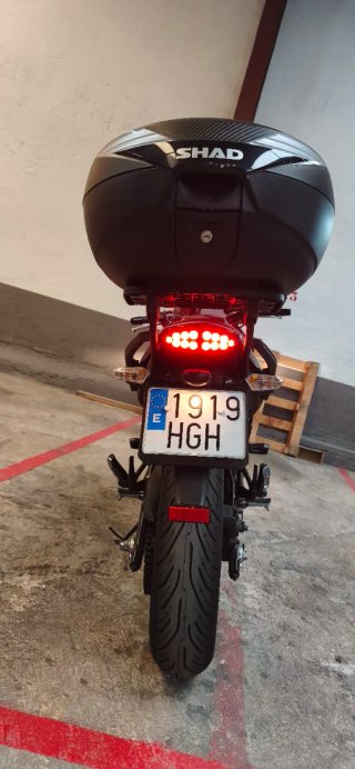 Kawasaki Er6F 650 72cv Negra