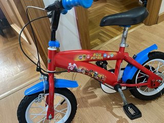 Bicicleta Paw Patrol infantil