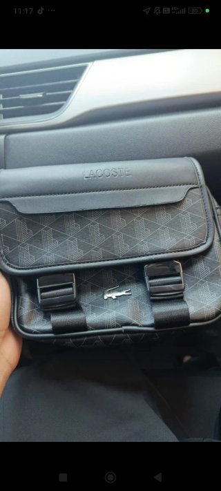 Borsello Lacoste nero