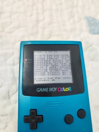 Nintendo Game Boy Color Azul COMO NUEVA En su caja