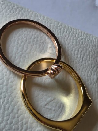 Lote 2 Anillos Dorados