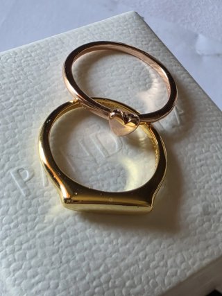 Lote 2 Anillos Dorados