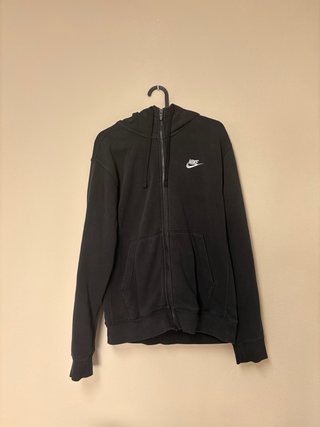 Sudadera Nike Zip Hoodie Gris/Negro/Rojo