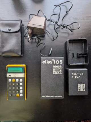 Calculadora Retro Vintage de Europa del Este