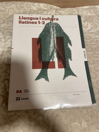 Llengua i cultura llatines 1-2 BA