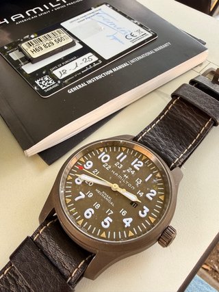 Hamilton Khaki Field Mechanical 50mm Earth