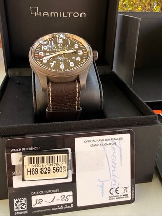 Hamilton Khaki Field Mechanical 50mm Earth