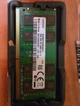 2 Tarjetas RAM Samsung 16GB DDR4
