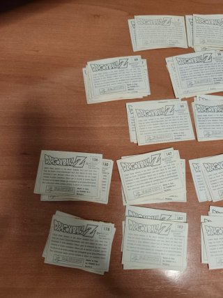 Colección Cromos Dragon Ball Z Panini 1991