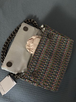 Bolso fiesta Kurt Geiger multicolor con pedrería
