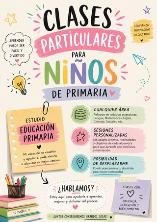 Clases particulares en Burgos - Primaria