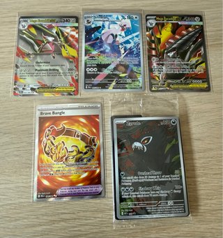 Cartas Pokémon Pitch Black en inglés