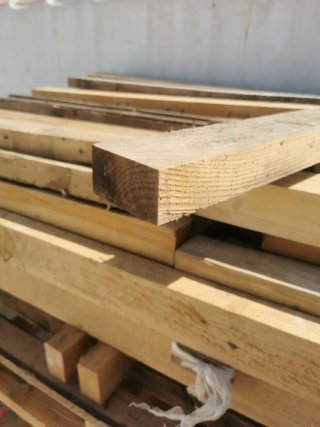 Vigas de madera 7X7