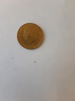 Moneda Peseta mal acuñada