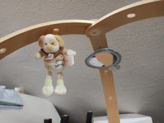 Gimnasio para bebé de madera